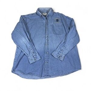 Theodore Roosevelt National Park Embroidered Denim Shirt